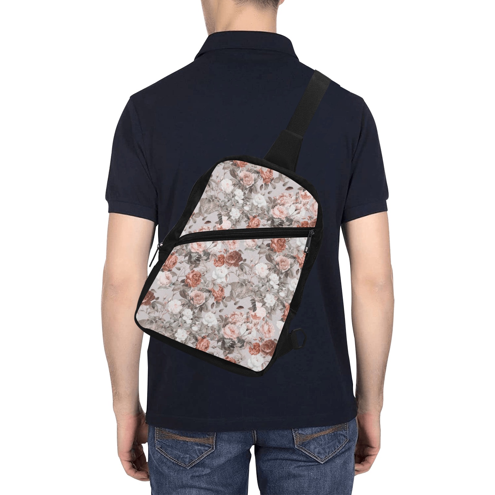 Blossom Men's Chest Bag (Model 1726)