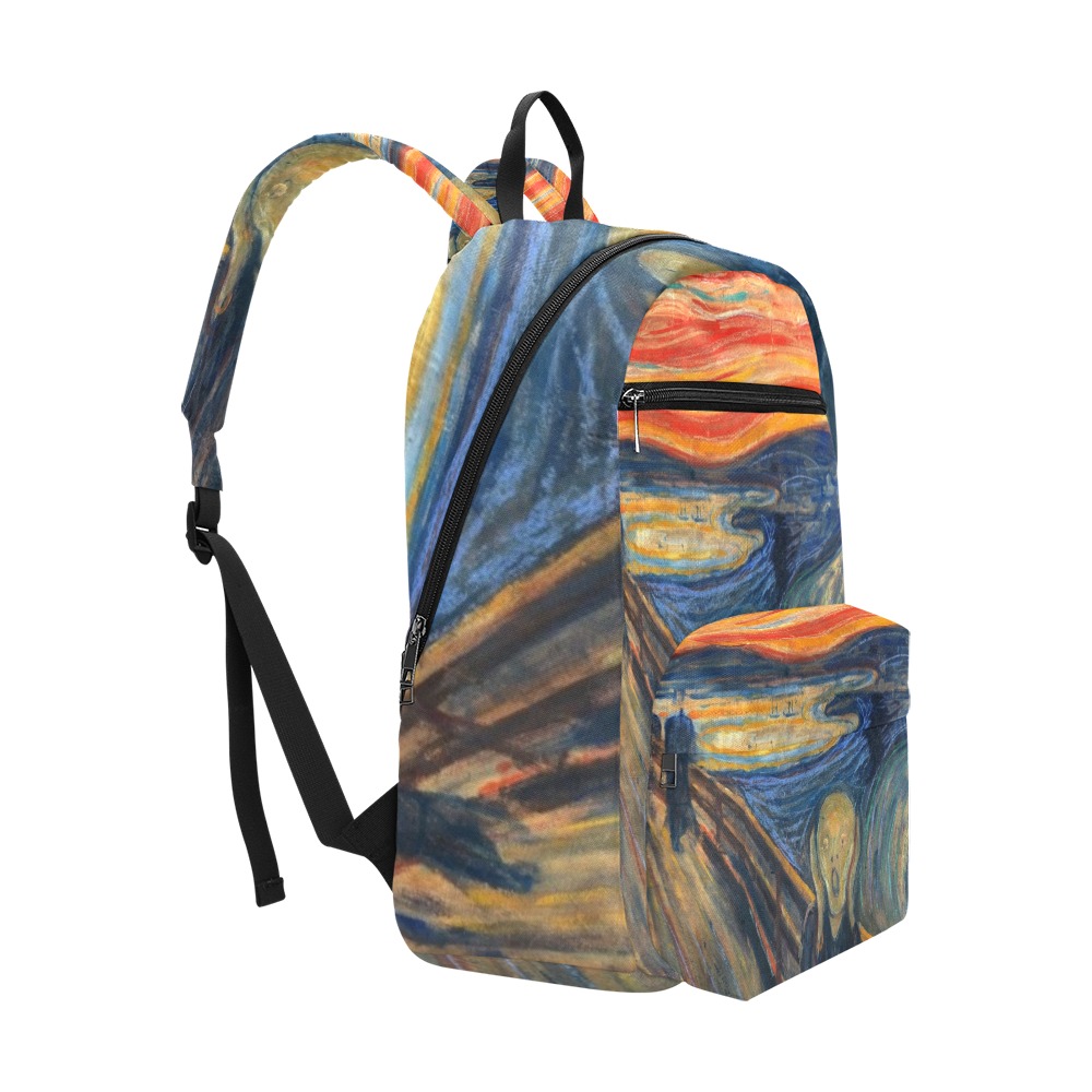 Edvard Munch-The scream Large Capacity Travel Backpack (Model 1691)