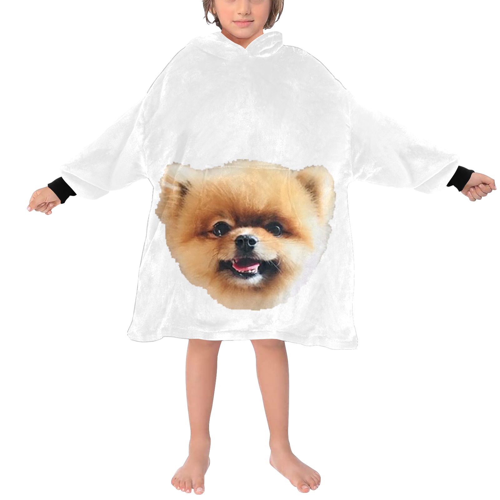 d6 Blanket Hoodie for Kids