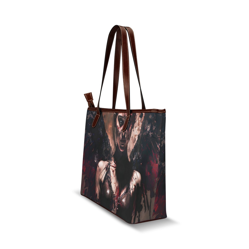 Angel of death Shoulder Tote Bag (Model 1646)