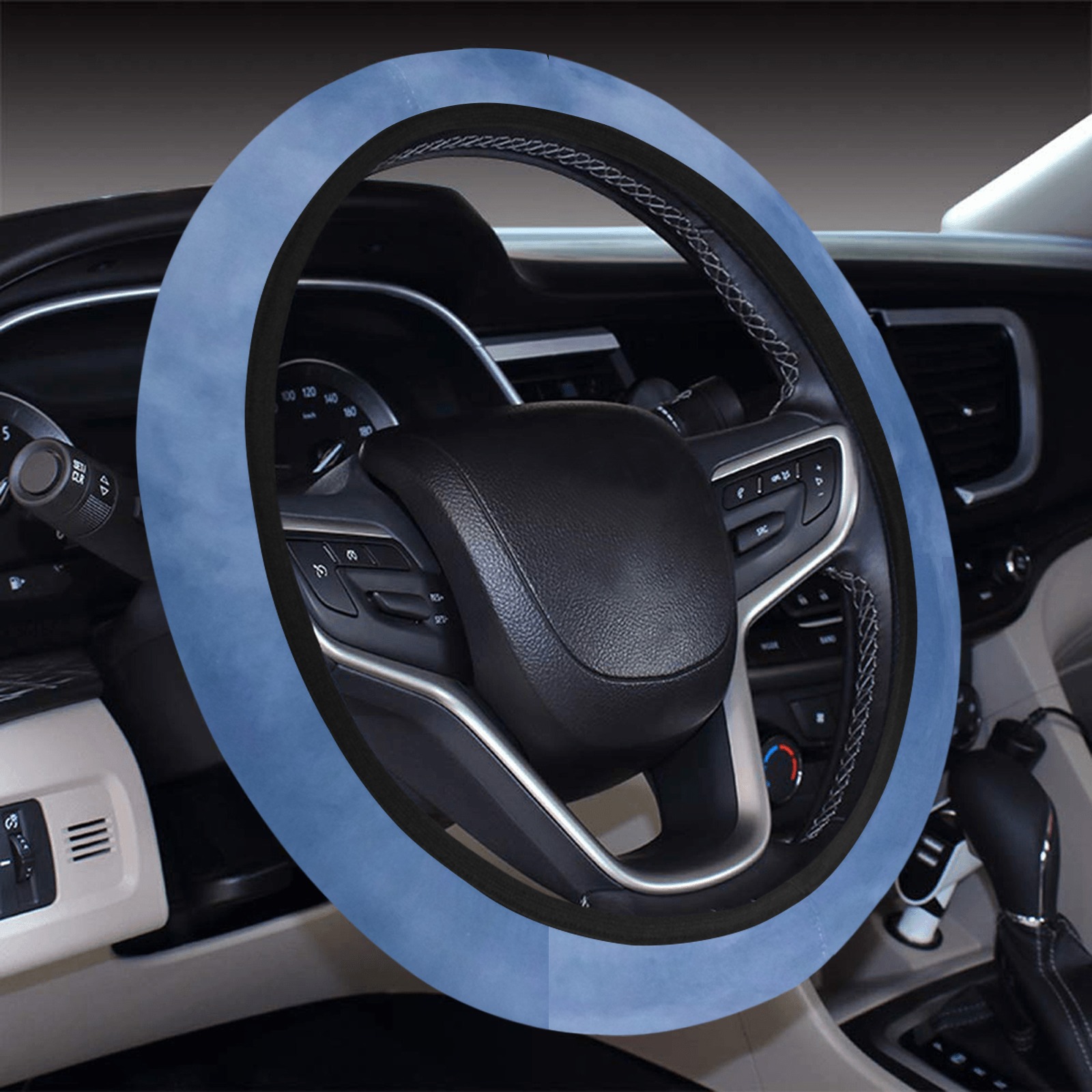 Sky Wishes Steering Wheel Cover with Elastic Edge