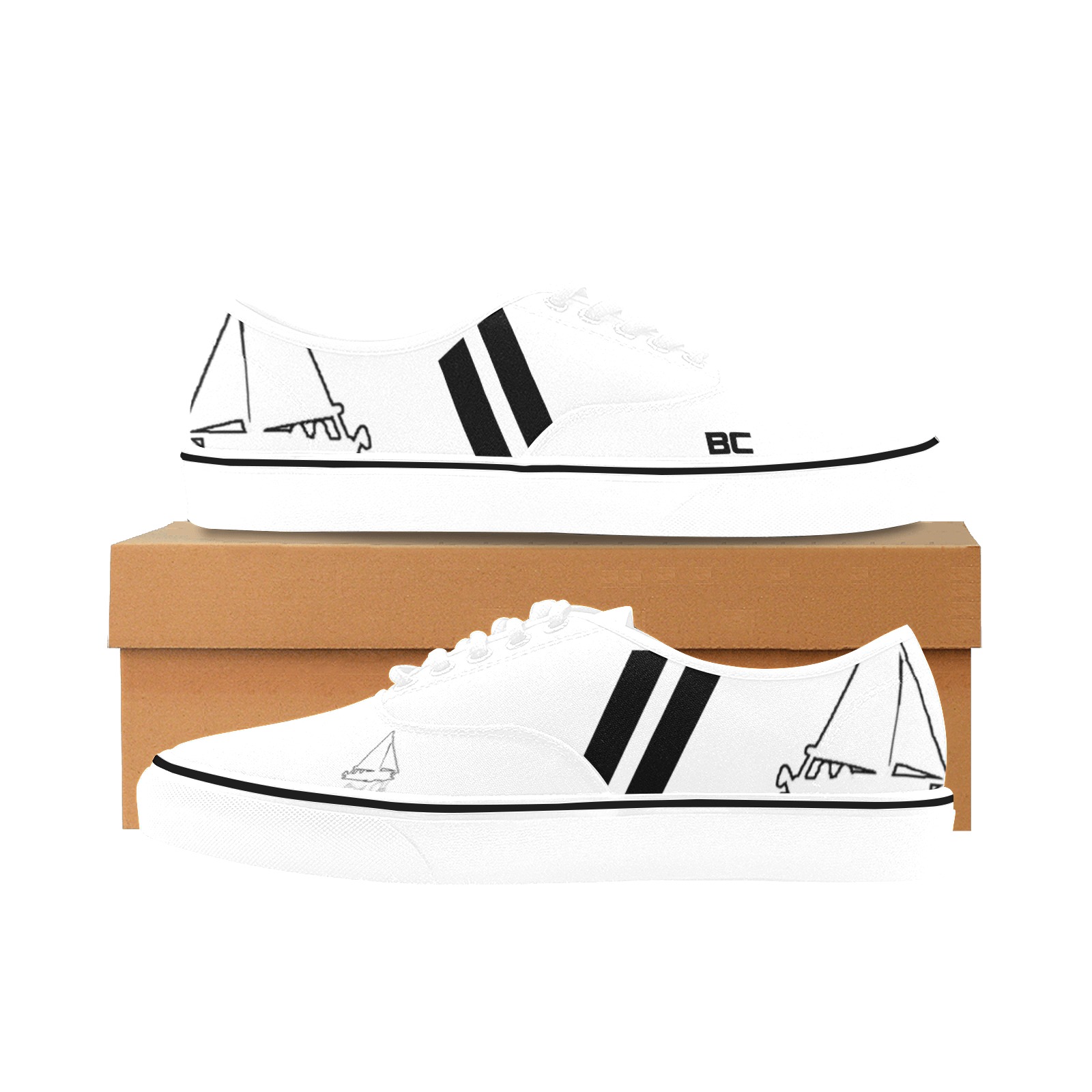 Boat Club Walkers 2 Classic Women's Canvas Low Top Shoes (Model E001-4)