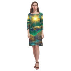 Celestial Swim Rhea Loose Round Neck Dress(Model D22)