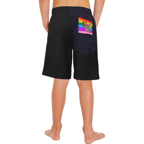 Pride NB by Nico Bielow Boys' Casual Beach Shorts (Model L52)