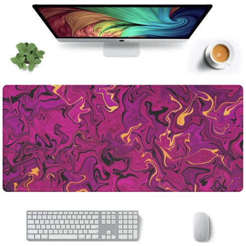 Purple swirl Gaming Mousepad (35"x16")
