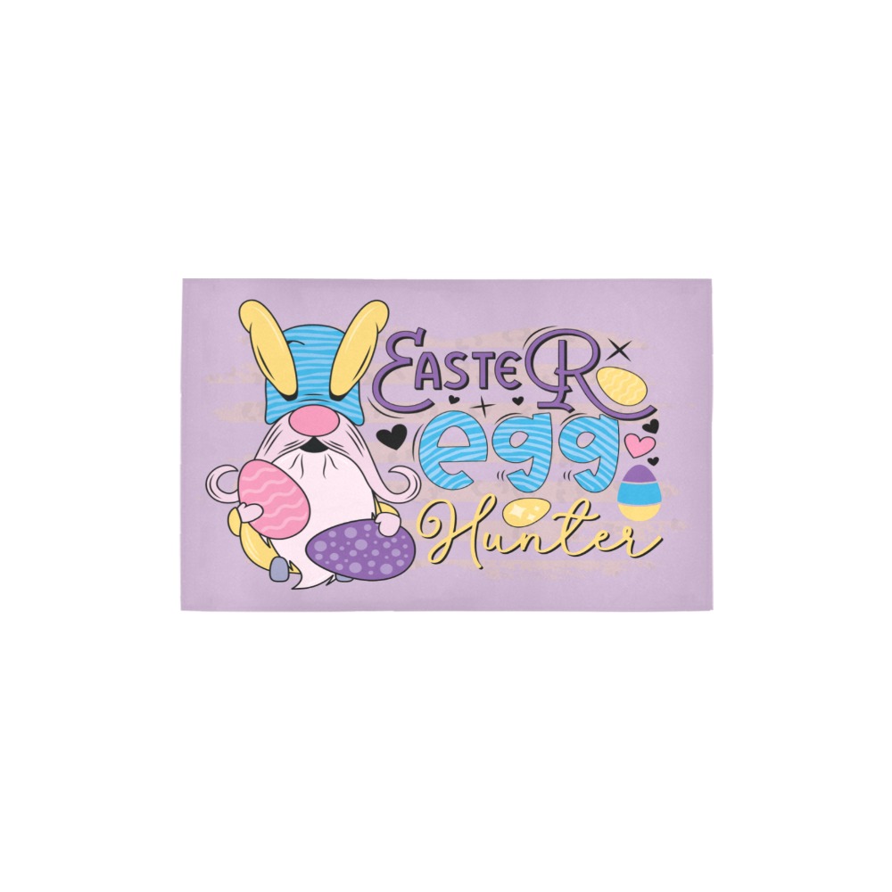 Easter Egg Hunter Gnome Bath Rug 20''x 32''