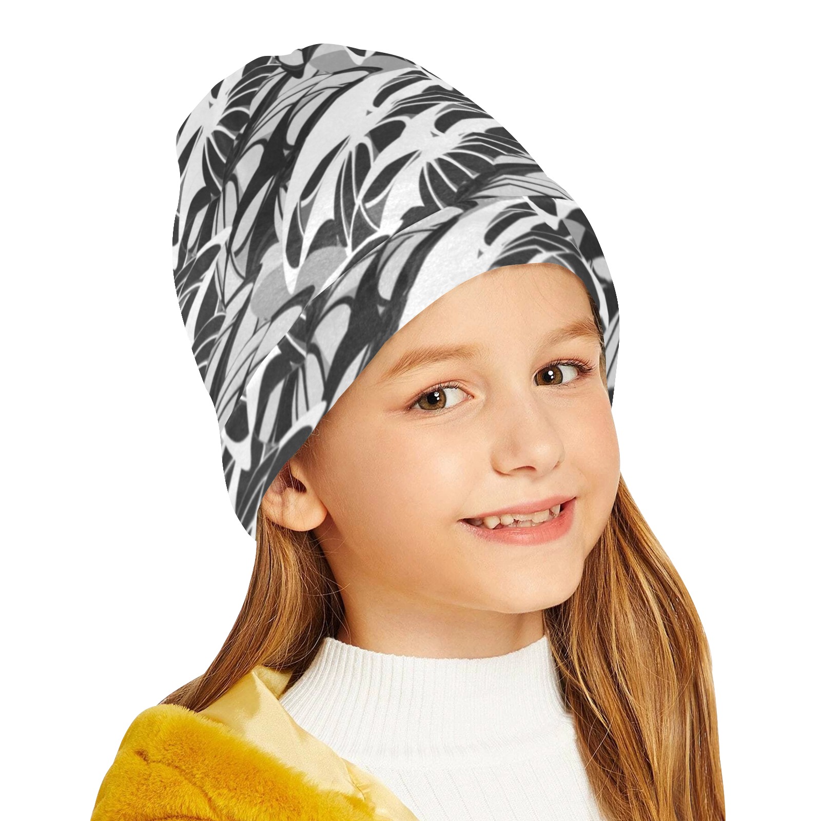 Alien Troops Pattern All Over Print Beanie for Kids