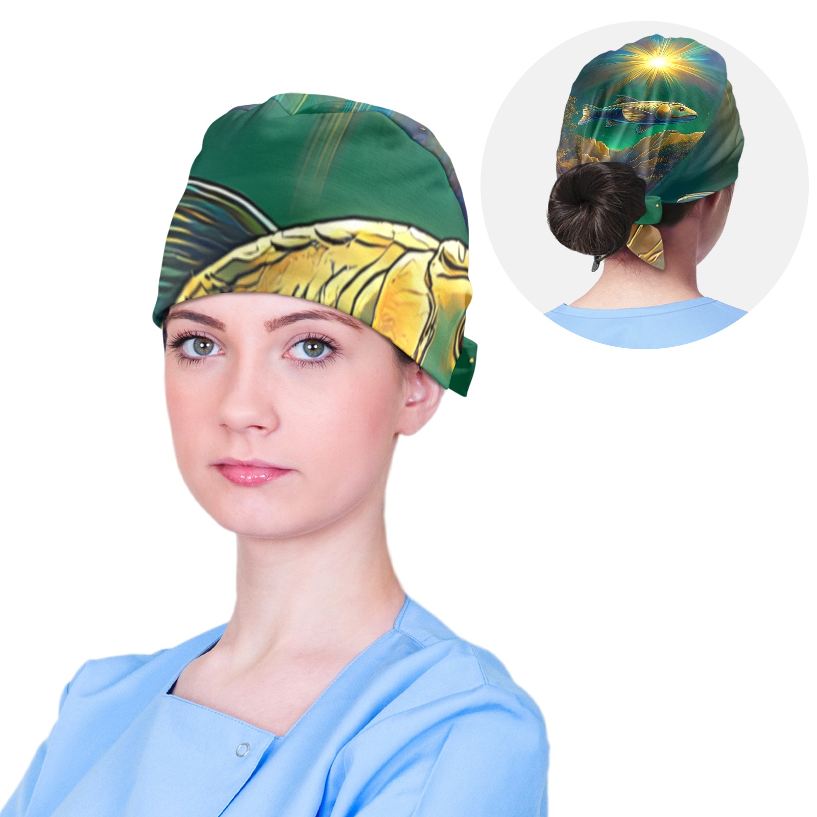 Celestial Swim Scrub Cap