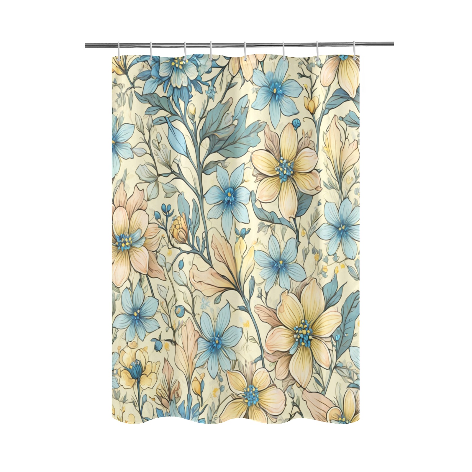 Fabulous Florals 35 Shower Curtain 48"x72"