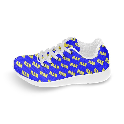 Tha Boogiewoogie Man - Sneakers (Blue Repeat Logo ) Men’s Running Shoes (Model 020)