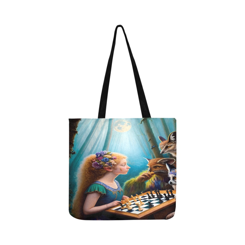 The Call of the Game 6_vectorized Reusable Shopping Bag Model 1660 (Two sides)