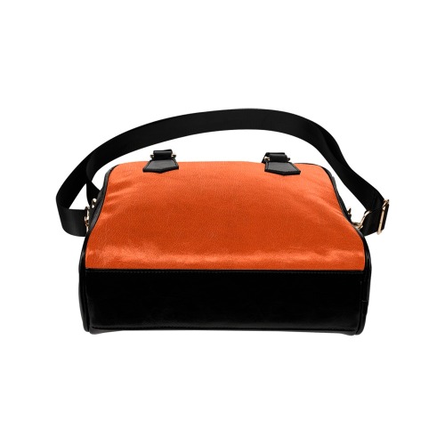 FAUX LEATHER BROWN 4 (2) Shoulder Handbag (Model 1634)