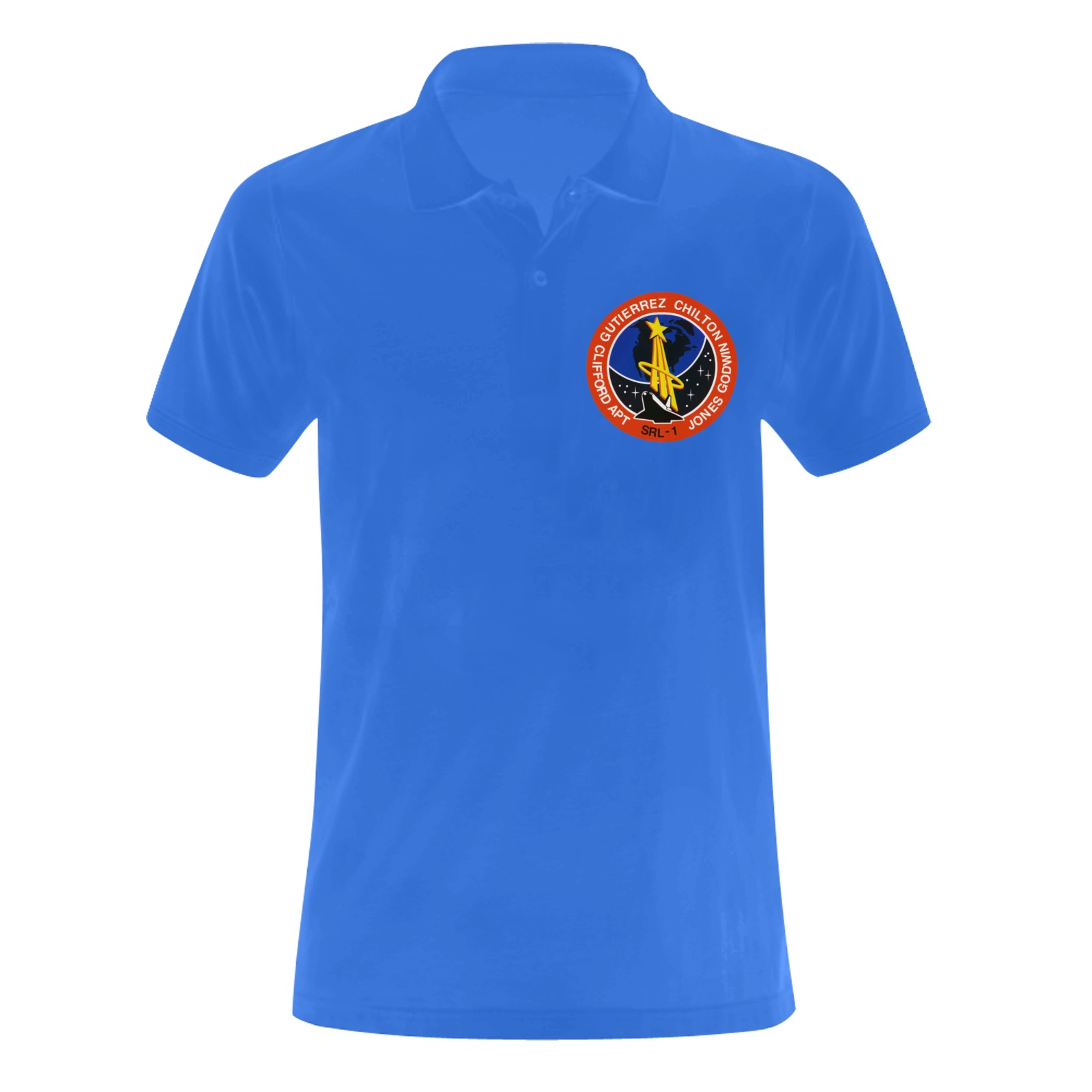 STS-59 PATCH Men's Polo Shirt (Model T24)