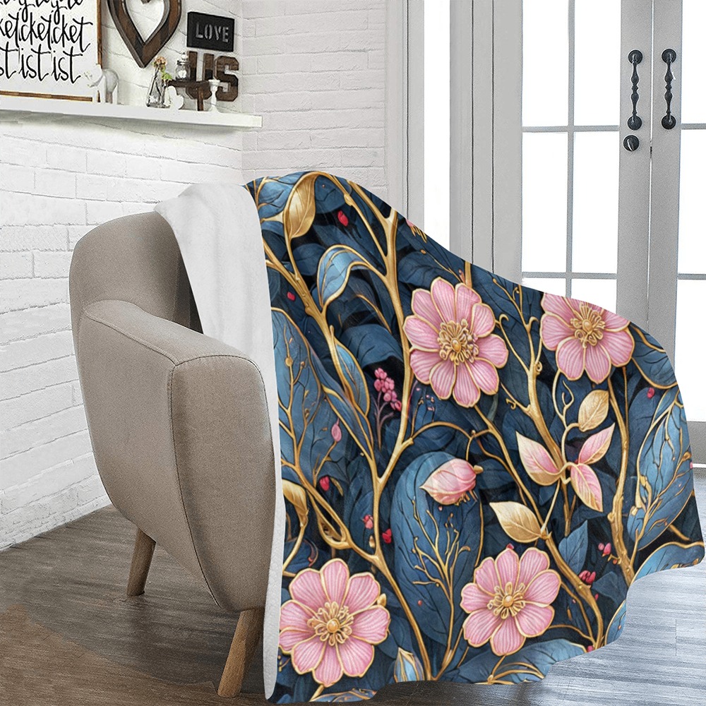 Fabulous Florals 19 Ultra-Soft Micro Fleece Blanket 54''x70''