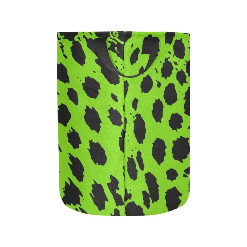 Cheetah Lime Green Laundry Bag (Large)