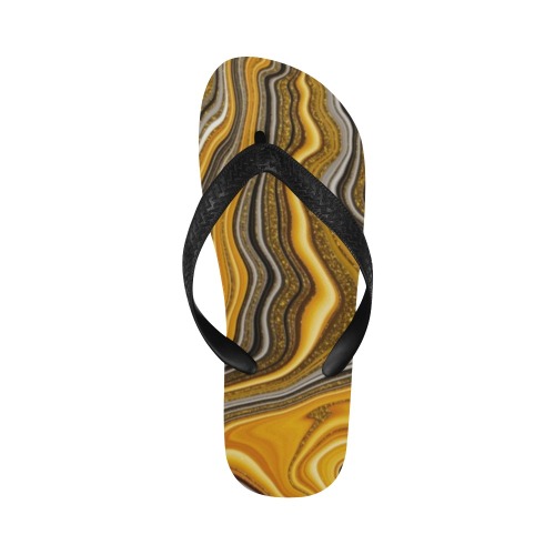 chancletas unisex chocolate Flip Flops for Men/Women (Model 040)