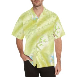 Butterscotch Silk Shirt Hawaiian Shirt (Model T58)