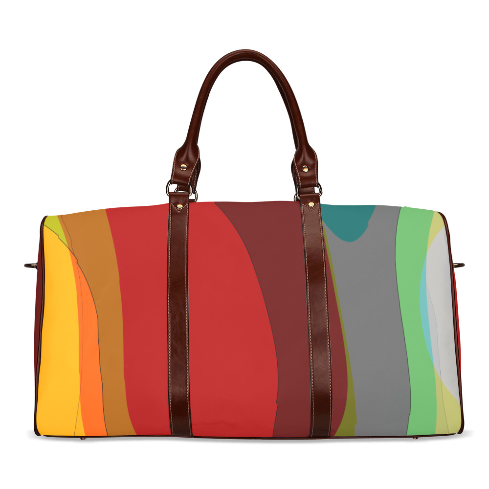 Colorful Abstract 118 Waterproof Travel Bag/Large (Model 1639)