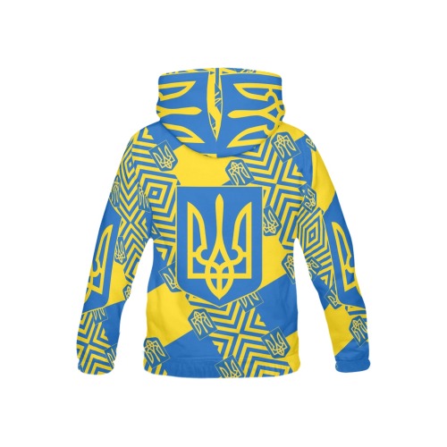 UKRAINE 2 All Over Print Hoodie for Kid (USA Size) (Model H13)