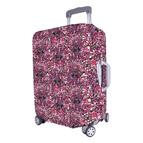 Raspberry Splash Luggage Cover/Large 26"-28"