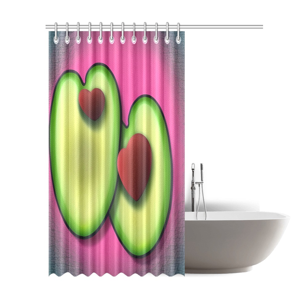 Avocado Love Shower Curtain 72"x84"