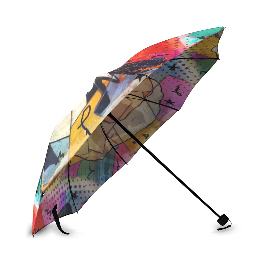 Karl Lagerfeld  POPArt by Nico Bielow Foldable Umbrella (Model U01)