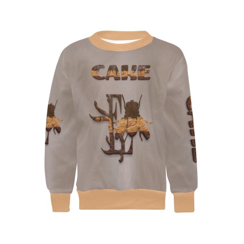 Cake Collectable Fly Girls' All Over Print Crew Neck Sweater (Model H49)