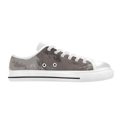 catdesign Low Top Canvas Shoes for Kid (Model 018)