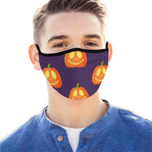 Halloween Pumpkin Mouth Mask