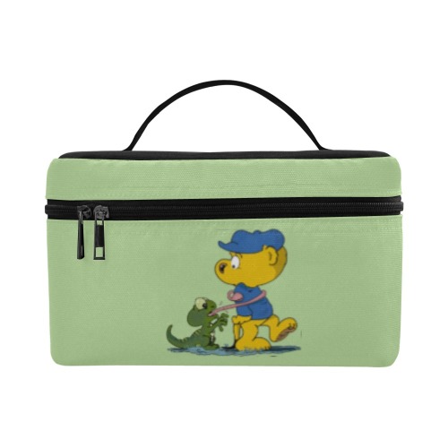 Ferald and The Baby Lizard Cosmetic Bag/Large (Model 1658)