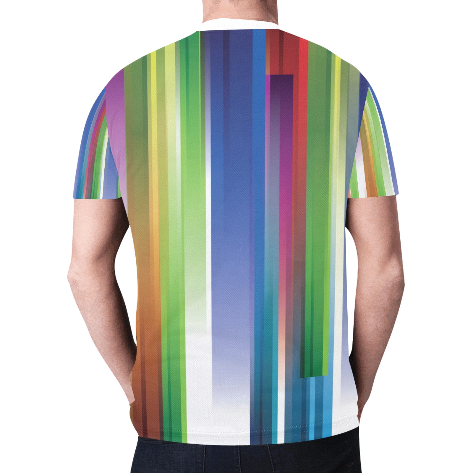 Abstract New All Over Print T-shirt for Men (Model T45)