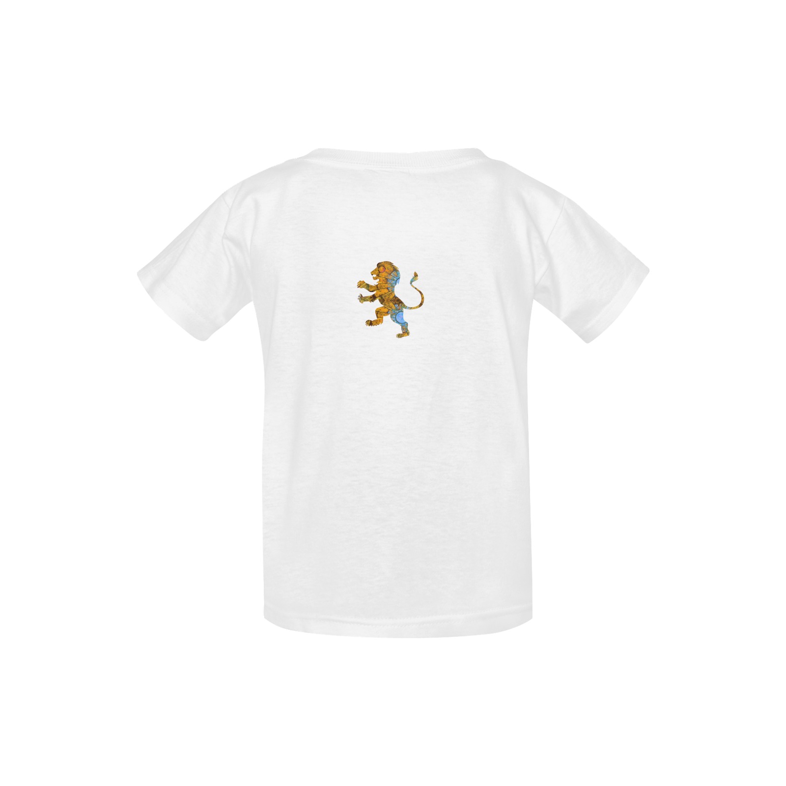 lion lune soleil jaune Kid's  Classic T-shirt (Model T22)