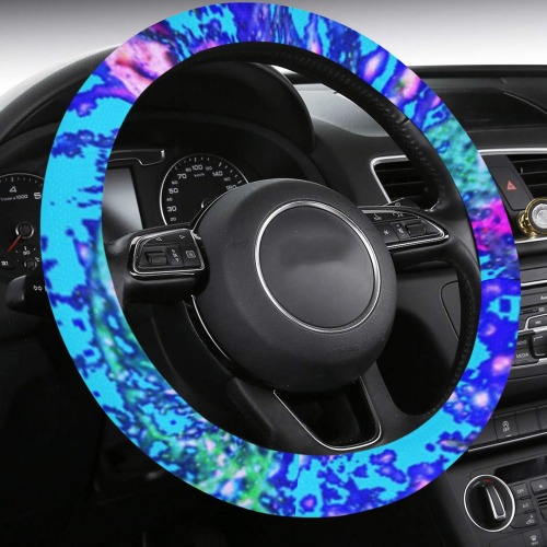 Juniper Glitch Steering Wheel Cover with Anti-Slip Insert