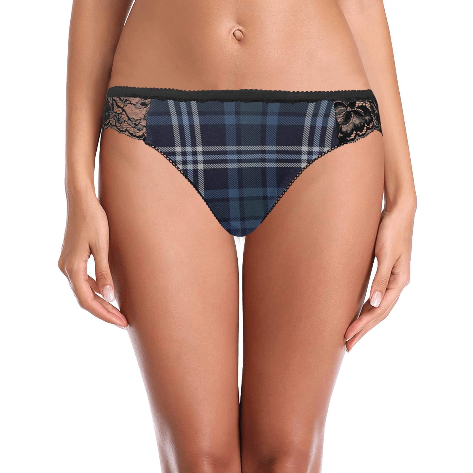 Lady Blue Womens Women's Lace Panty (Model L41)