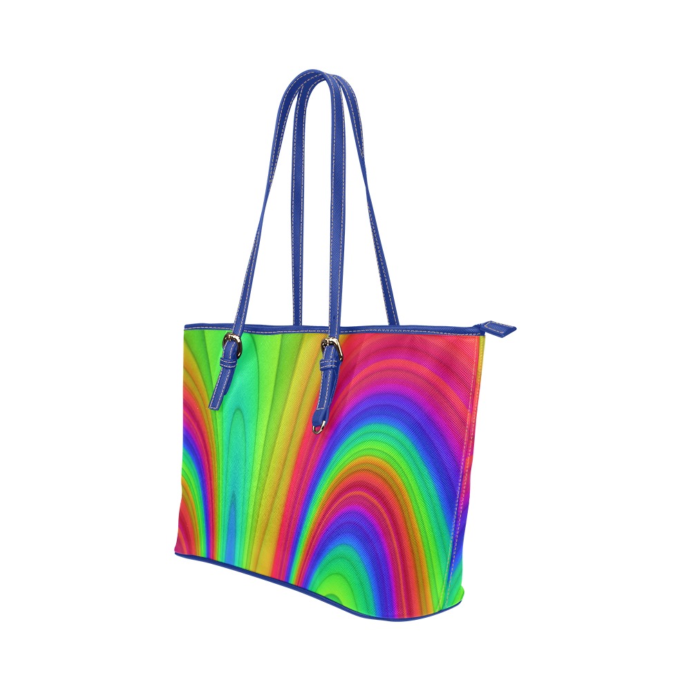 Fairlings Delight's Rainbow Collection- 53086I6 Leather Tote Bag/Large (Model 1651)