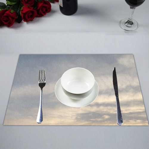 Rippled Cloud Collection Placemat 14’’ x 19’’ (Set of 2)