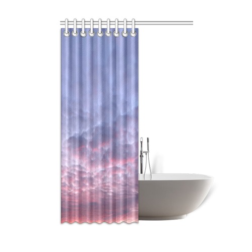 Morning Purple Sunrise Collection Shower Curtain 48"x72"