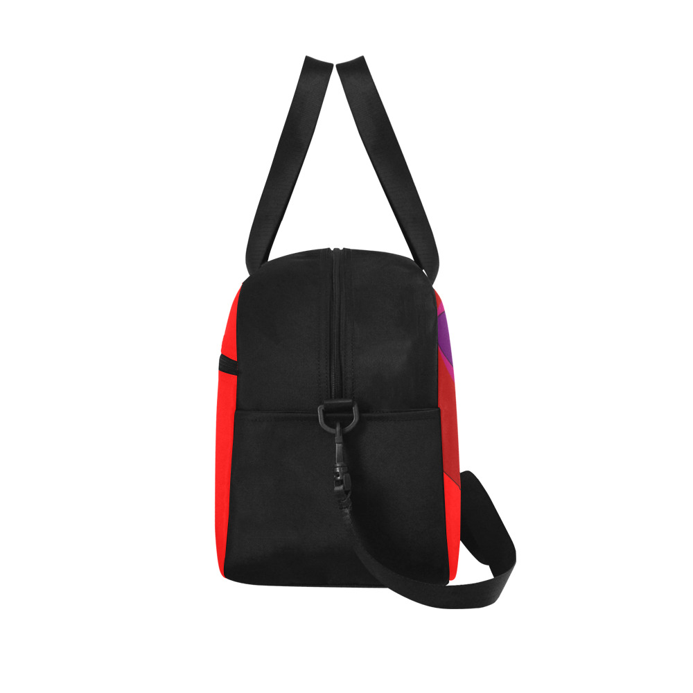 Red Abstract 714 Fitness Handbag (Model 1671)