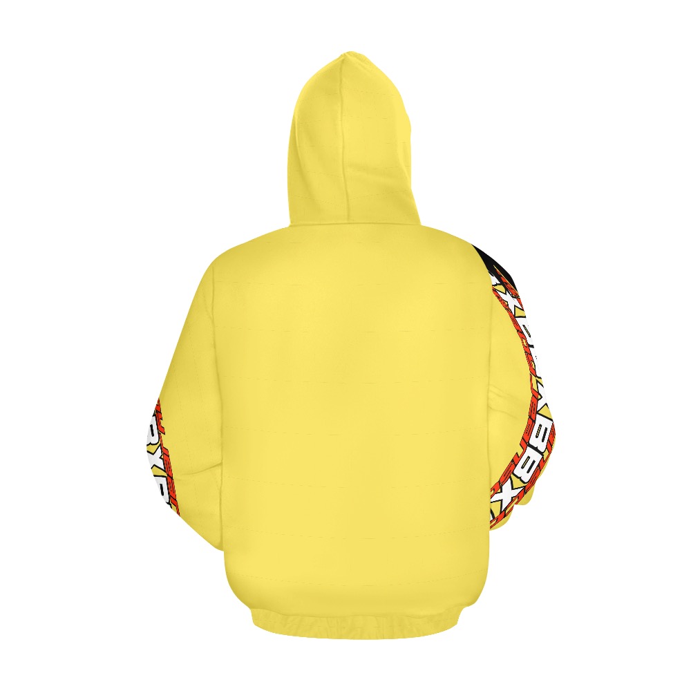 BXB YELLA HOODIE All Over Print Hoodie for Men (USA Size) (Model H13)