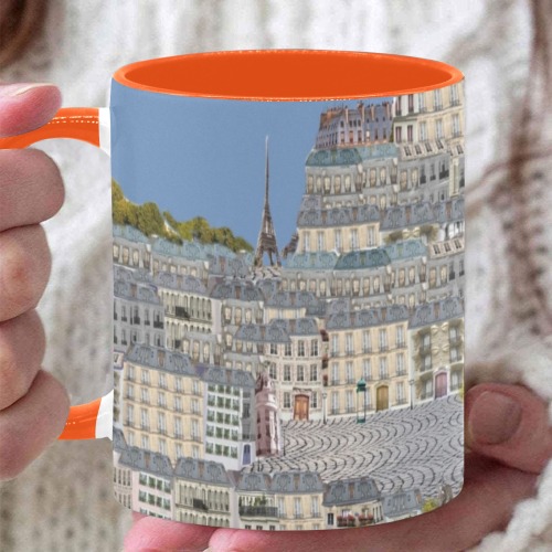 paris Custom Inner Color Mug (11oz)