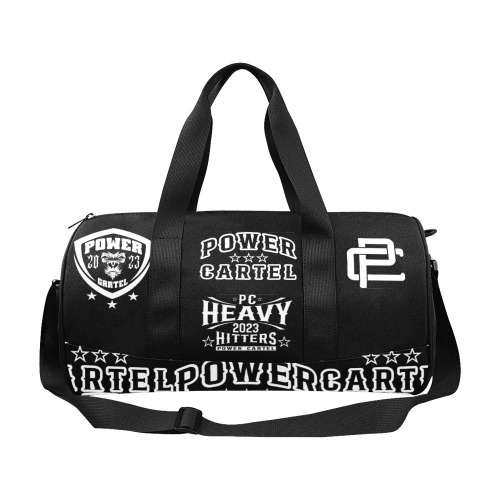 HEAVY HITTERS pc LOGO2 white Duffle Bag (Model 1679)