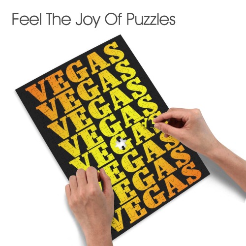 VEGAS Gold 300-Piece Wooden Jigsaw Puzzle (Vertical)