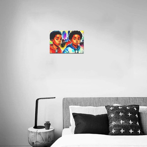 KIDS IN AMERICA 2 Upgraded Canvas Print 12"x8"