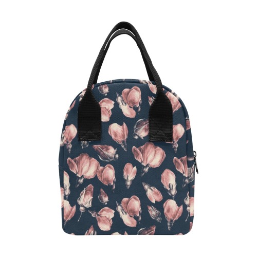 Tulips Zipper Lunch Bag (Model 1689)