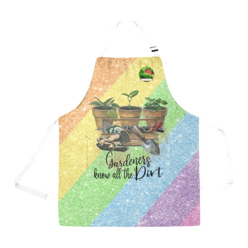 Hilltop Garden Produce by Kai Apron Collection- Gardeners know all the Dirt 53086P20 All Over Print Apron