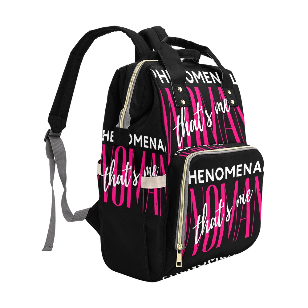 Phenomenal WOMAN Backpack Multi-Function Diaper Backpack/Diaper Bag (Model 1688)