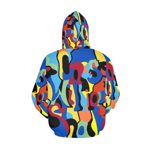 bchase_womens hoodie All Over Print Hoodie for Women (USA Size) (Model H13)