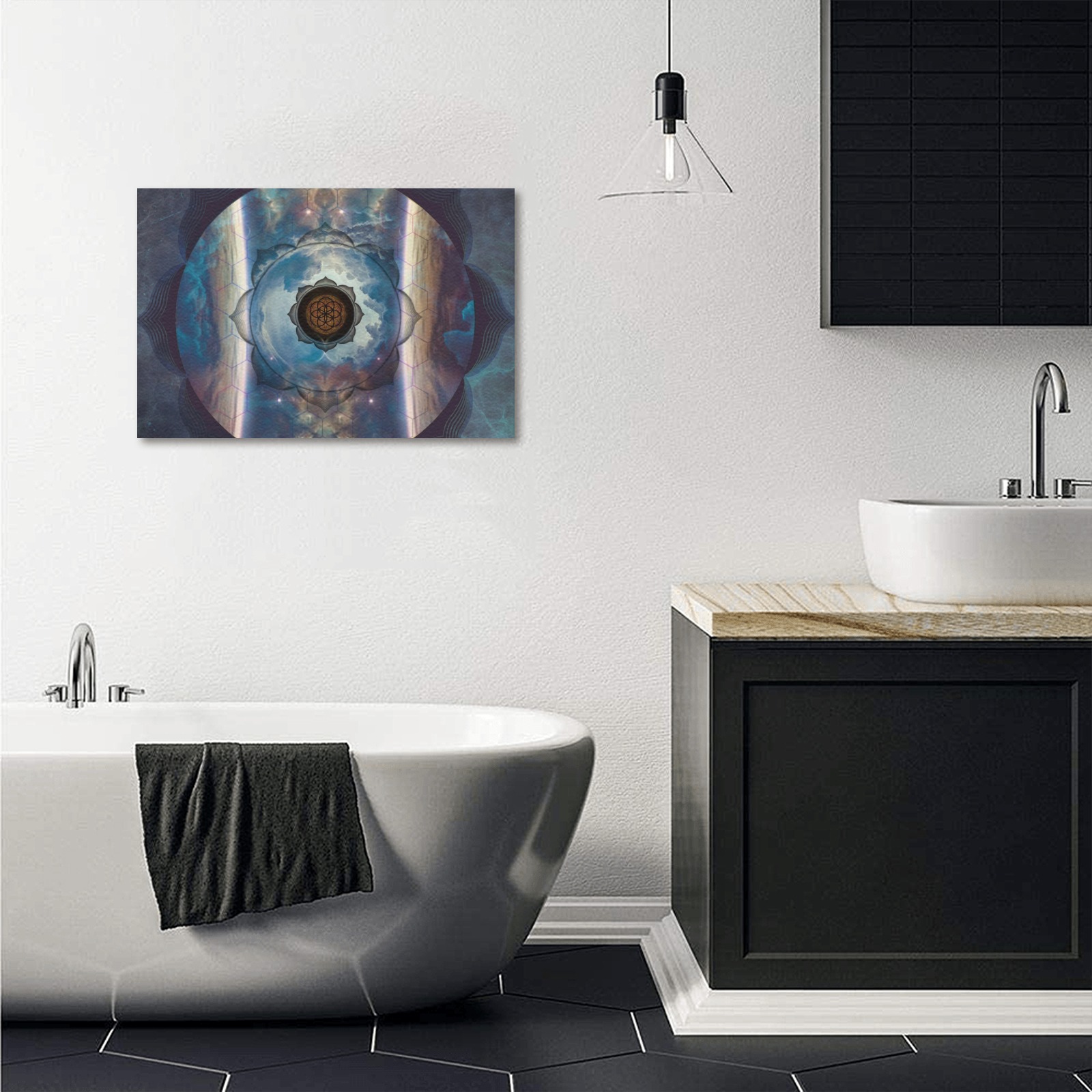 Depths of Perception Wall Art Upgraded Canvas Print 18"x12"