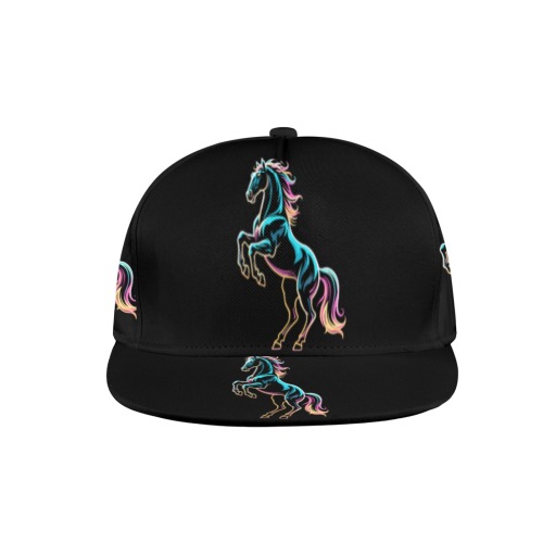 Wild Horse Neon Glitch Colors