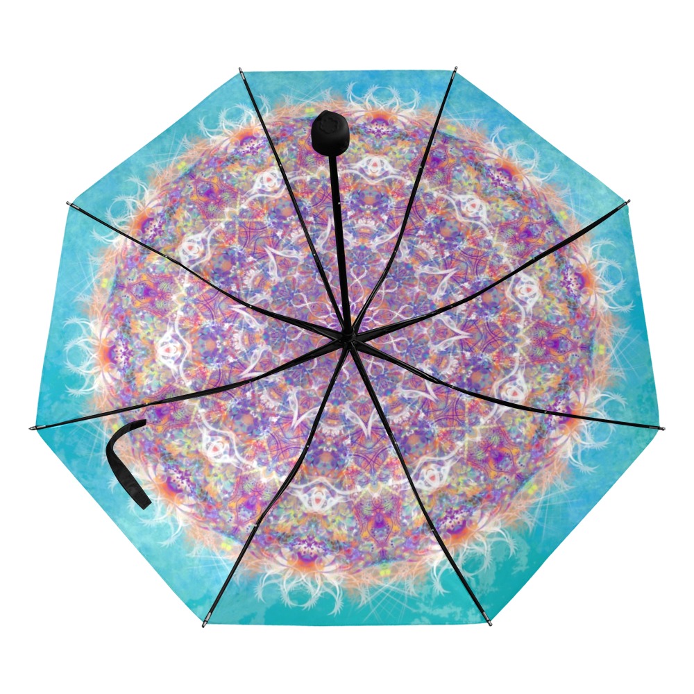 Discovery Mandala Anti-UV Foldable Umbrella (Underside Printing) (U07)